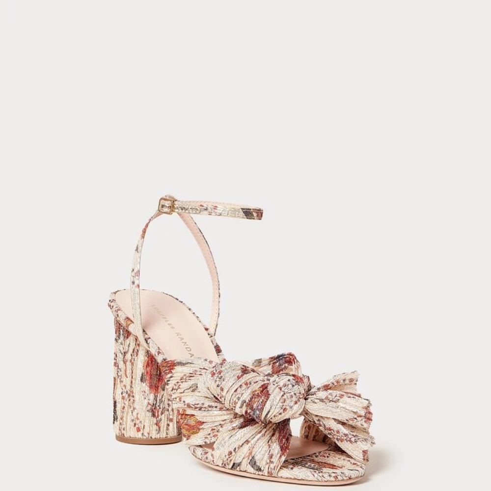 Loeffler Randall Camellia Bloom Floral Heel - Picture 2 of 2